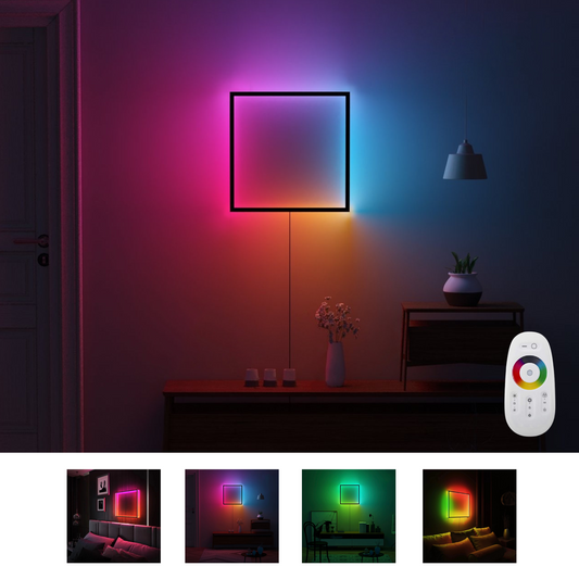 Multicolour Cube Wall Lamp