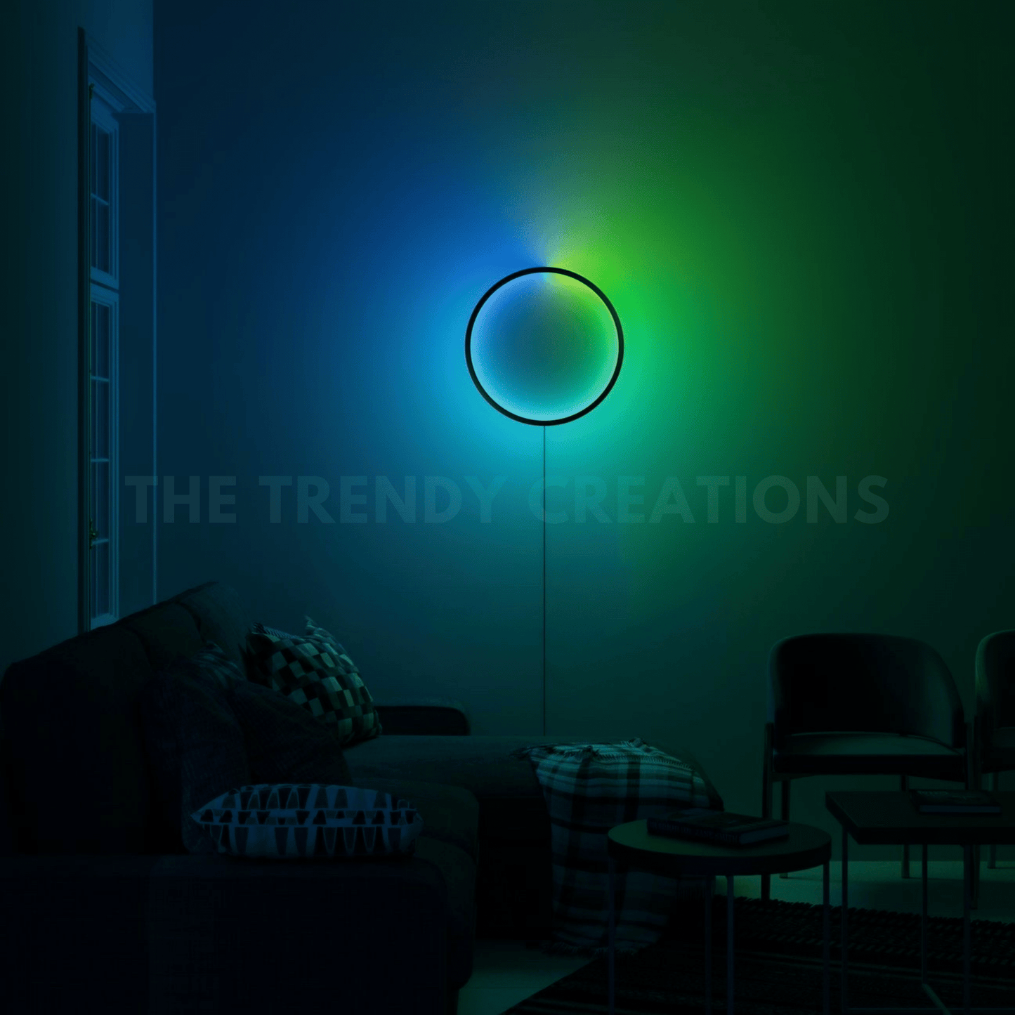 Multicolour Ring Wall Lamp