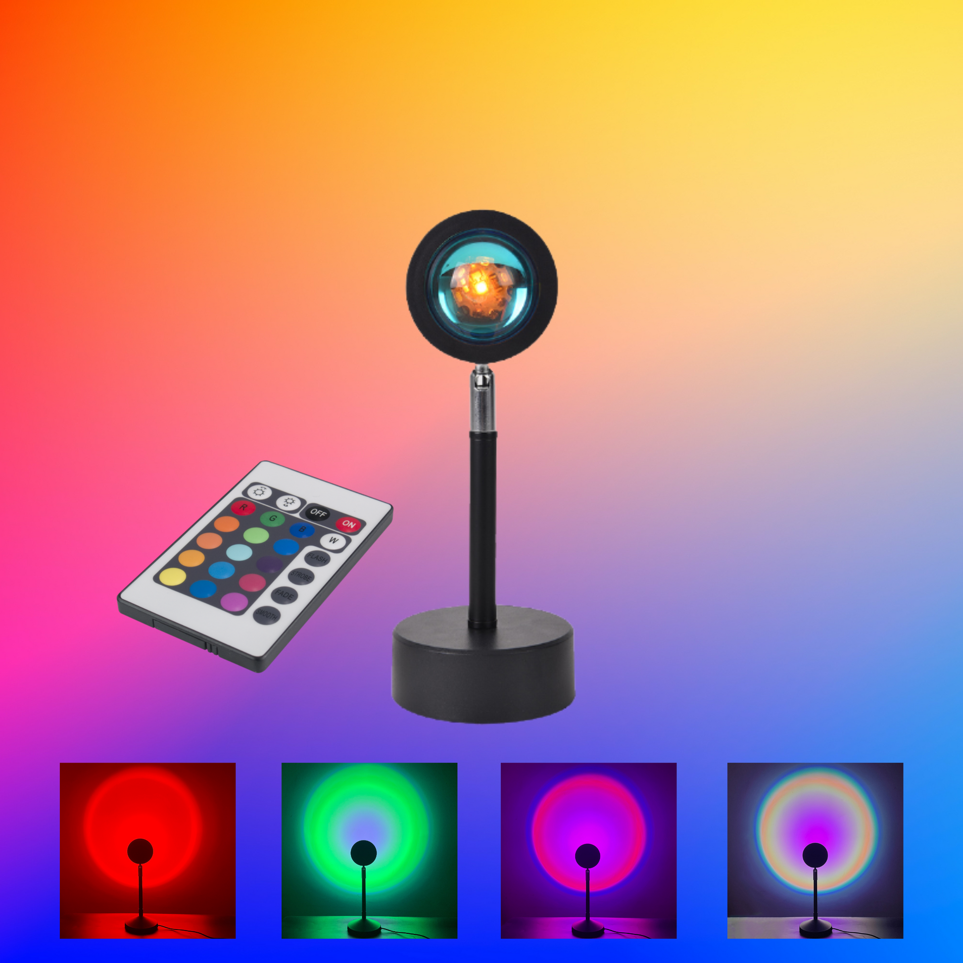 Sunset Projector Lamp Remote Version By The Trendy Creations – The