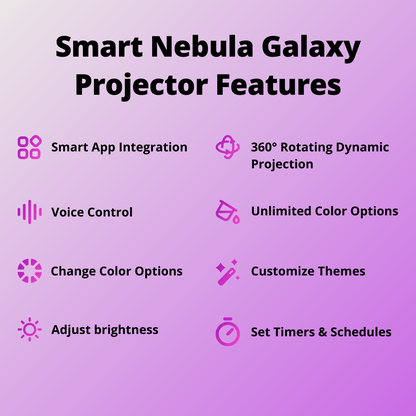 Smart Nebula Galaxy Projector