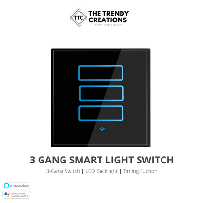 3 Gang Wifi Smart Switch