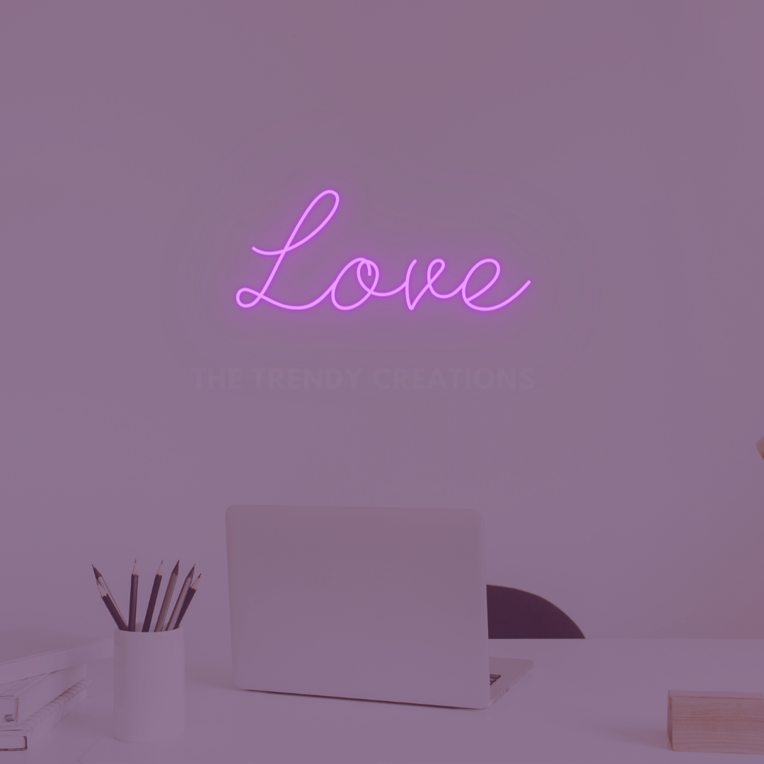 "Love" Neon Sign