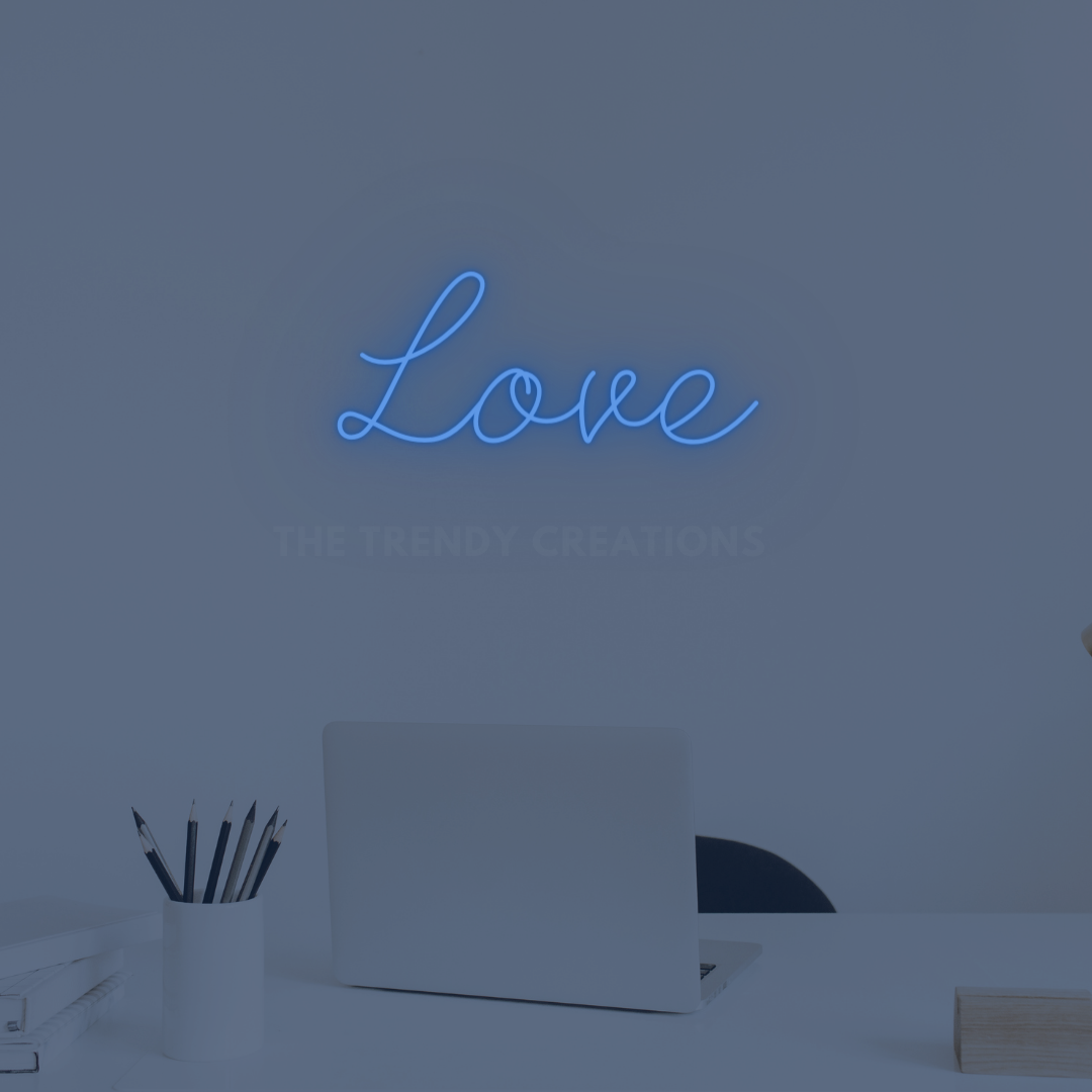 "Love" Neon Sign