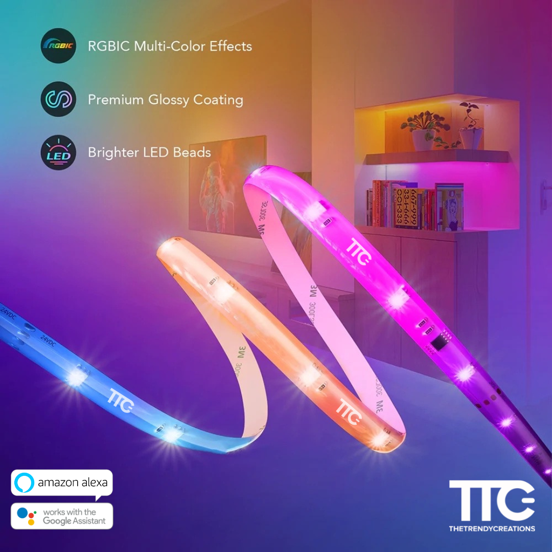 TTC RGBIC Smart LED Strip Light By The Trendy Creations Now Available In Pakistan