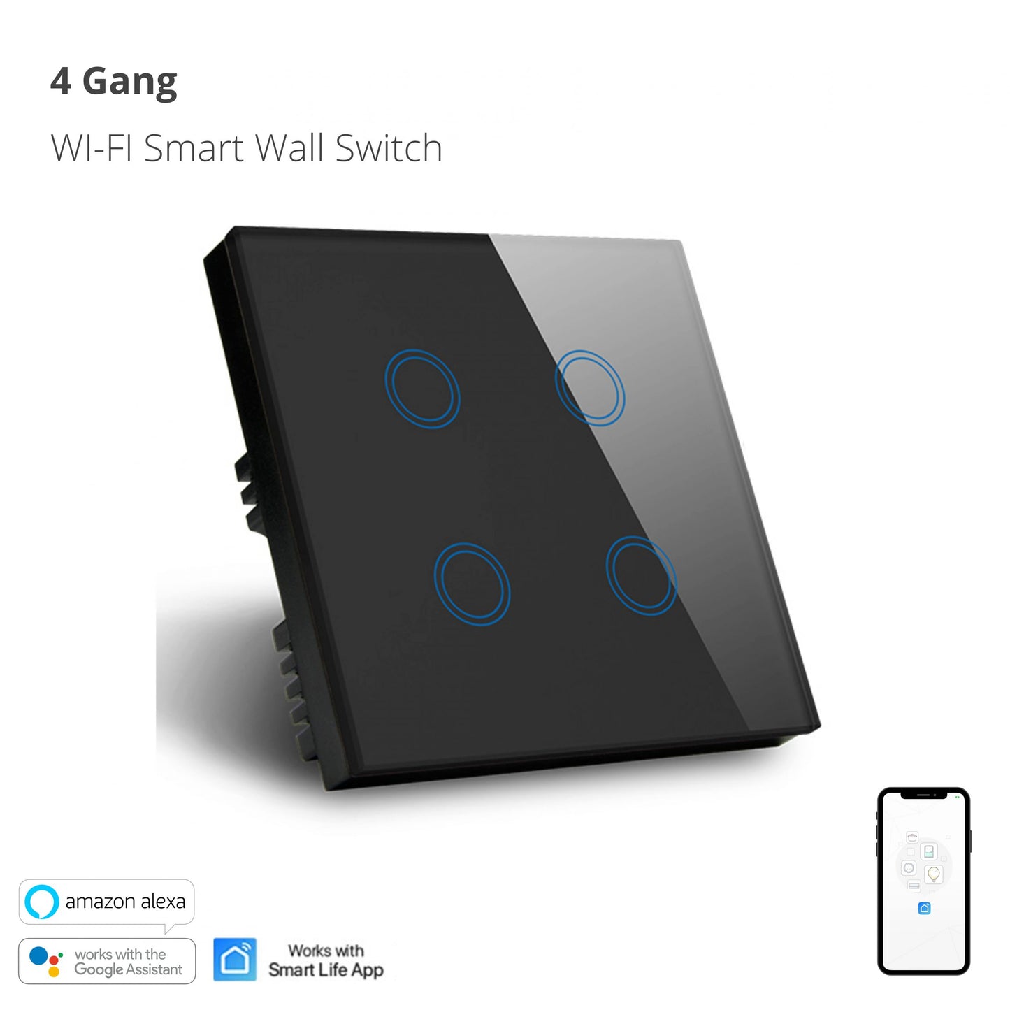 4 Gang Wifi Smart Switch