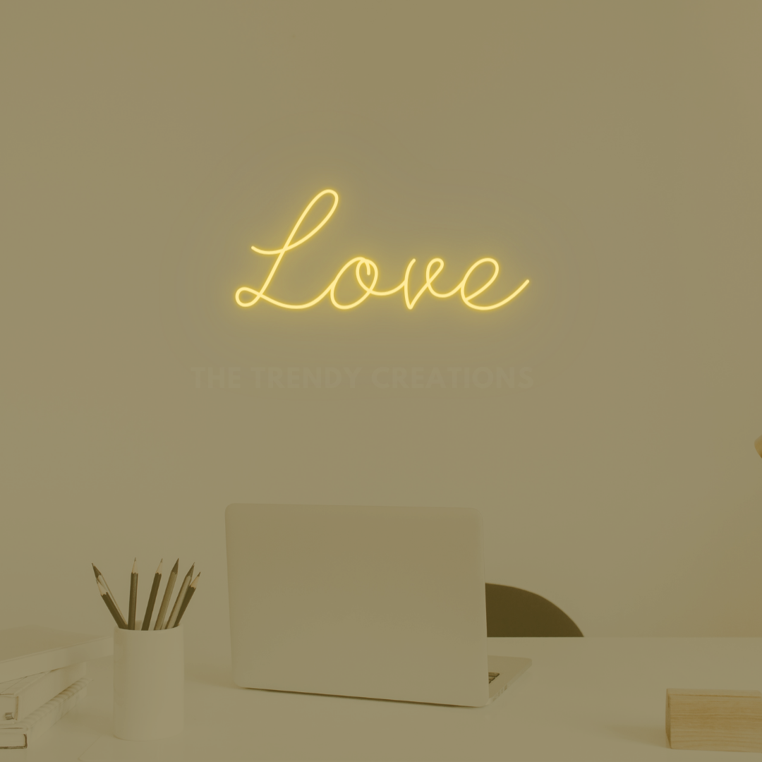 "Love" Neon Sign
