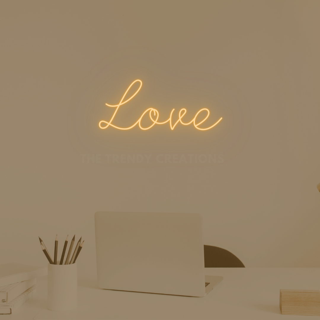 "Love" Neon Sign