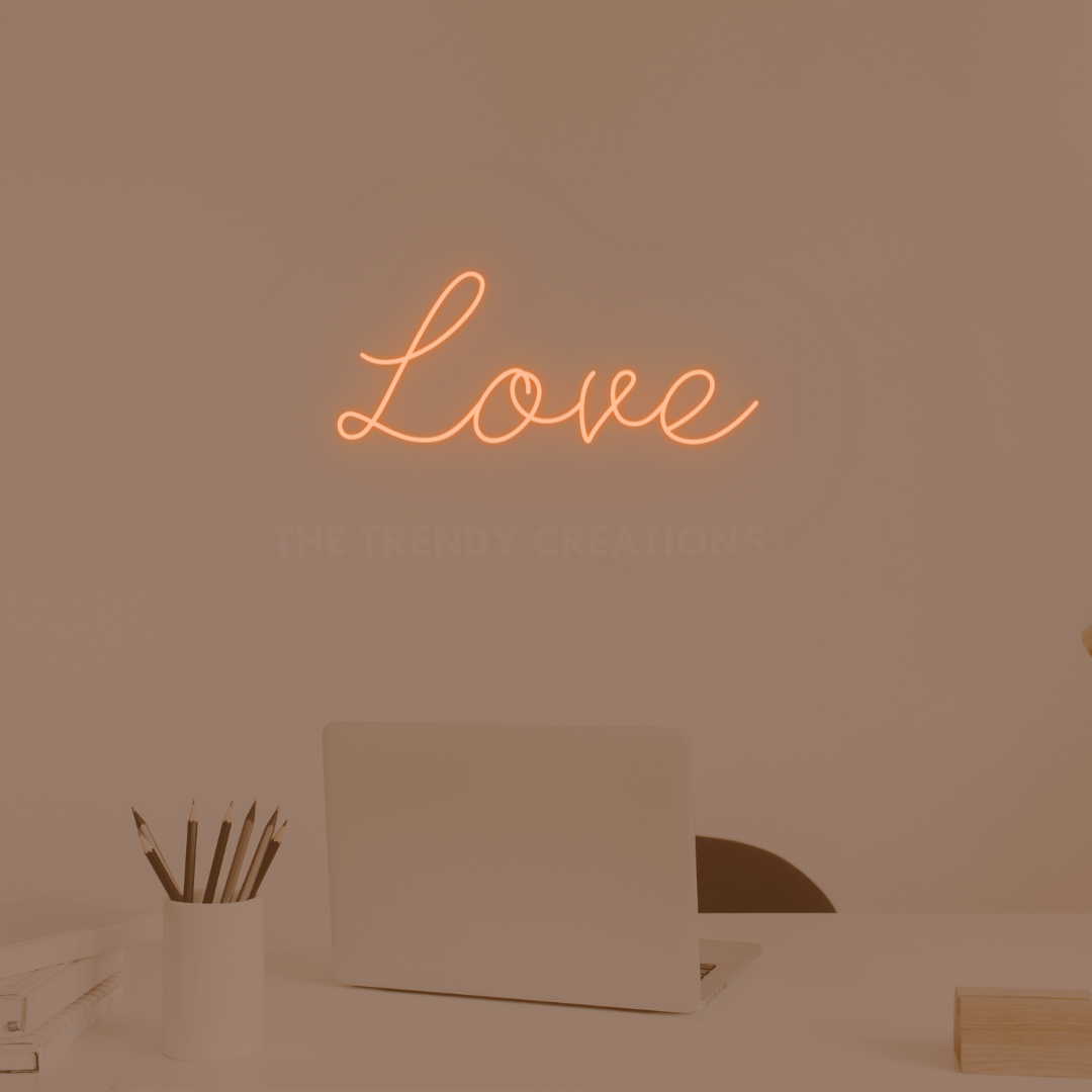 "Love" Neon Sign