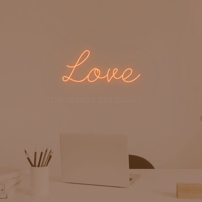 "Love" Neon Sign