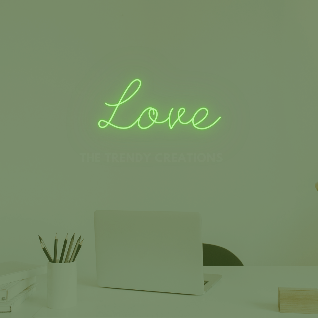 "Love" Neon Sign