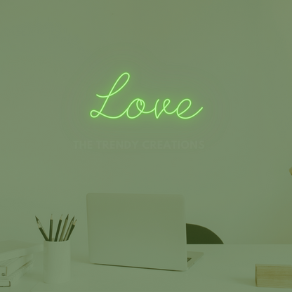 "Love" Neon Sign