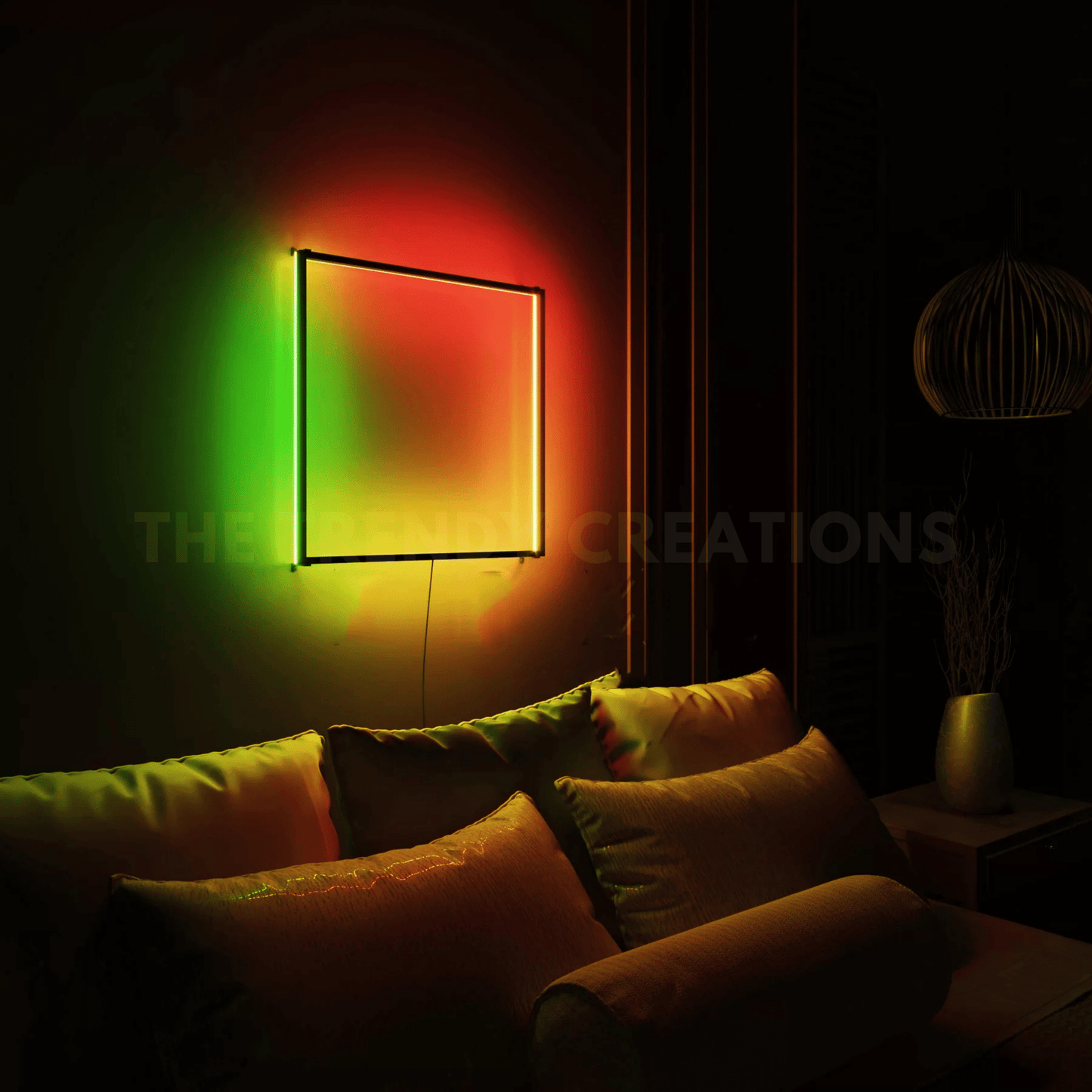 Multicolour Cube Wall Lamp By The Trendy Creations , Now Available In Pakistan | Nordic  Design