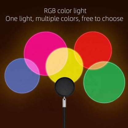 Multicolour Remote Control Sunset Projector Lamp By The Trendy Creations