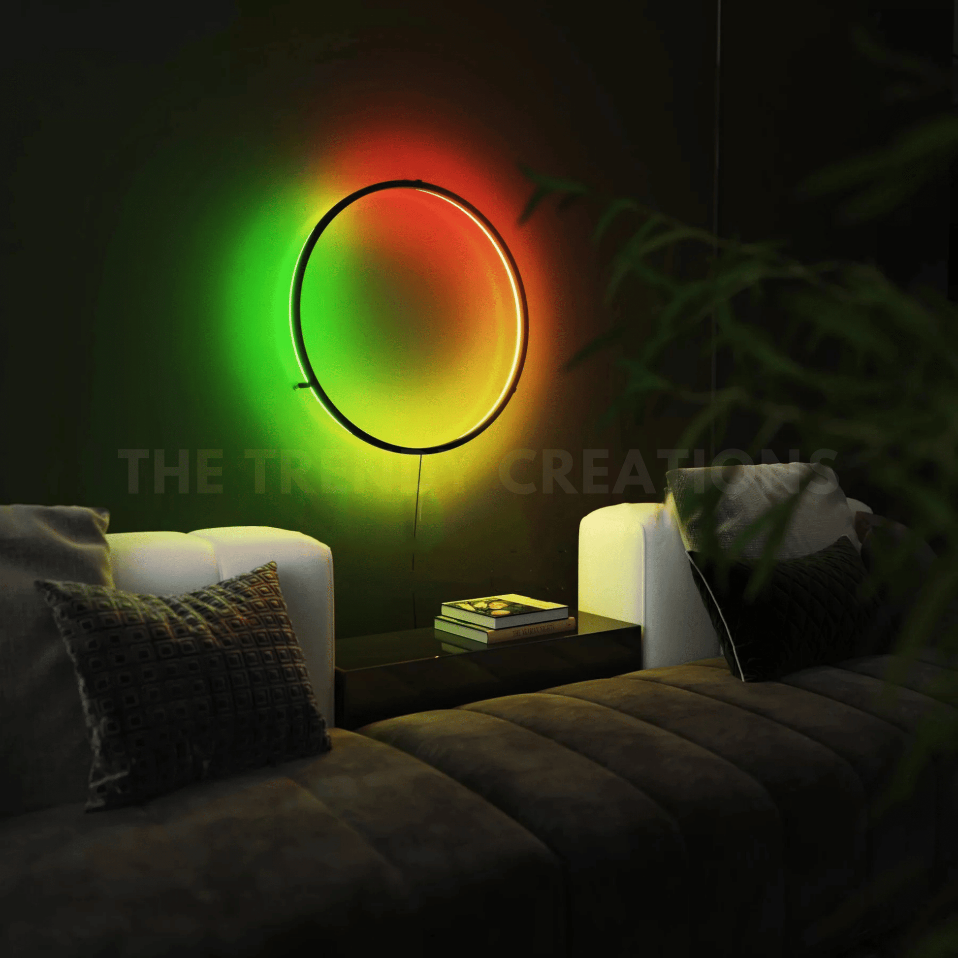 New Smart Sunset Lamp Projection Rgbic Sunlight Lamp Alexa Google