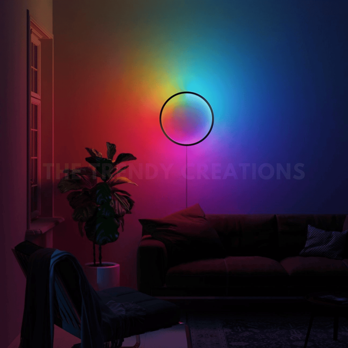 Multicolour Ring Wall Lamp