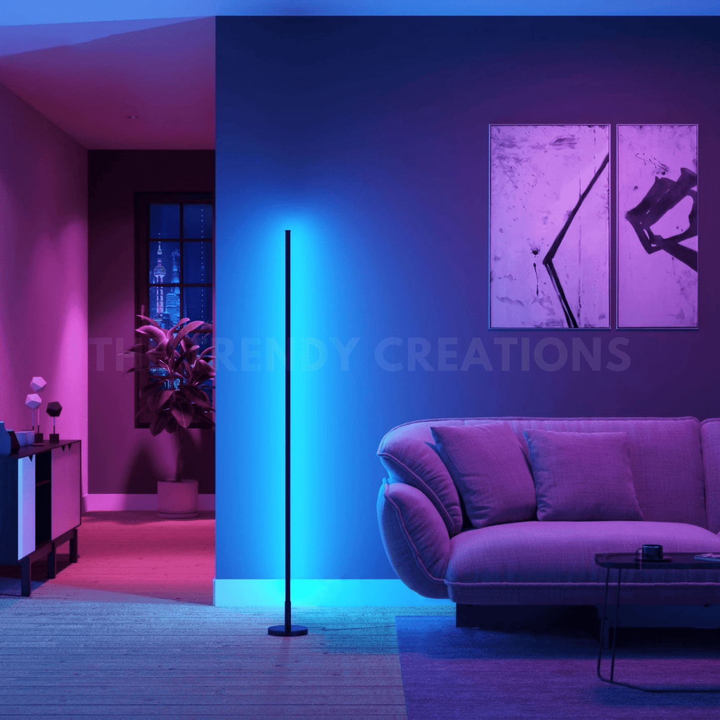 Smart Minimal Floor Lamp