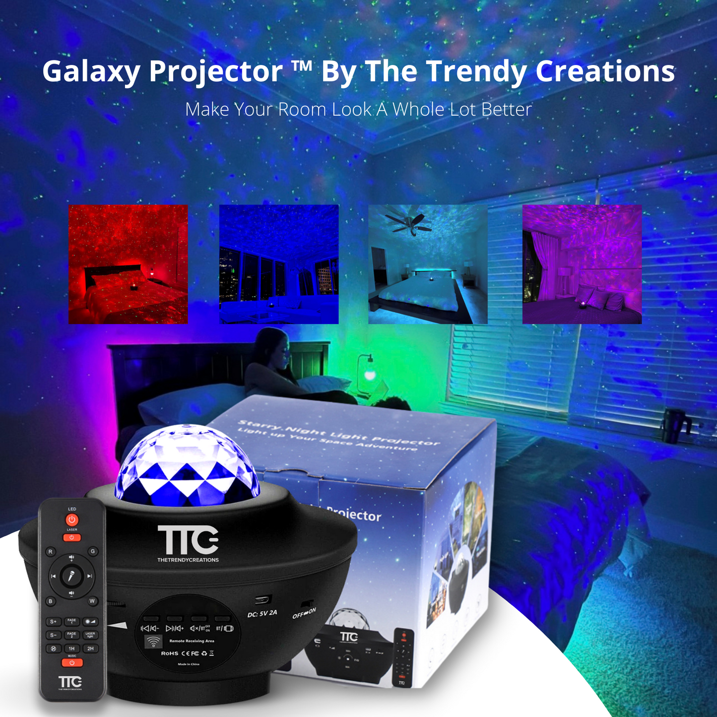 3 x TTC Galaxy Projector ™
