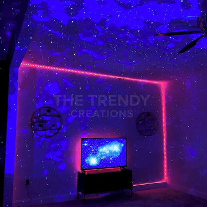 Galaxy Projector + Smart LED Strip Bundle By The Trendy Creations